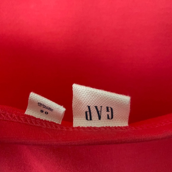 Gap fit/flare tangerine dress sz 6 - Picture 2 of 3